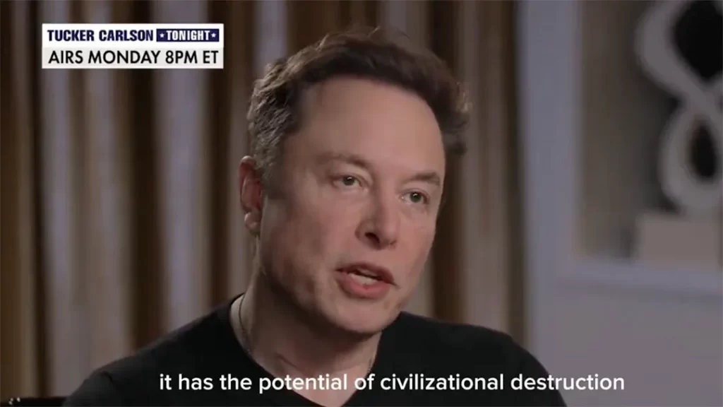 Musk afirma que la IA tiene el potencial de destruir la civilización; sugiere crear una autoridad reguladora.