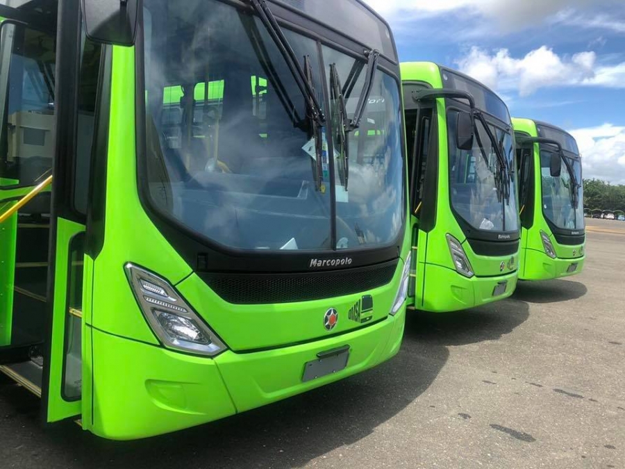 Autobuses de la OMSA del sistema integrado de Los Alcarrrizos tienen otros colores